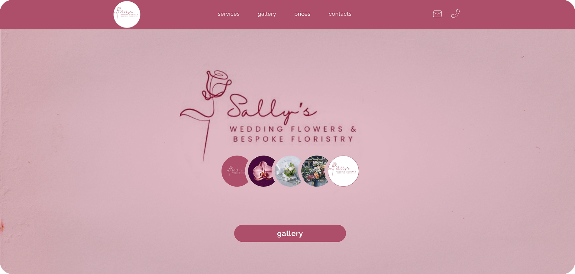 Sally's Wedding Flowers website
